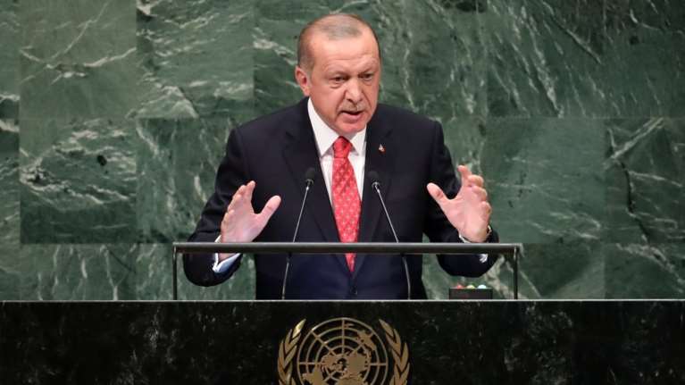 Ερντογάν στον ΟΗΕ: Δεν θα μείνουμε σιωπηλοί στη χρήση κυρώσεων ως «όπλων»