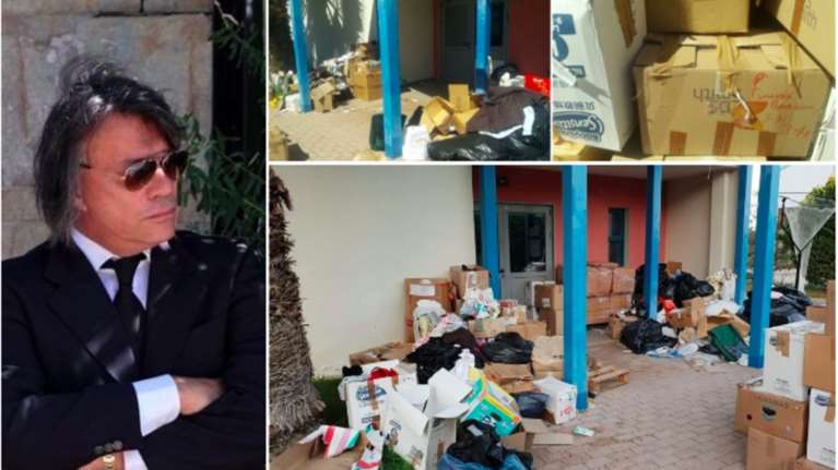 Εικόνες - ντροπής: Έτσι παράτησε ο Ψινάκης προμήθειες για τους πυρόπληκτους