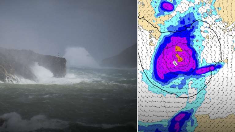 Κακοκαιρία έως και την Κυριακή-Πού θα χτυπήσει ο κυκλώνας