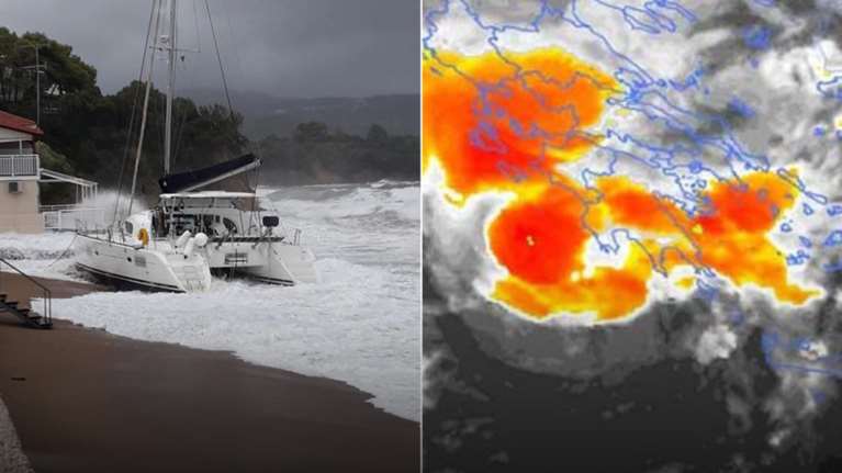 «Συρτάκι» του κυκλώνα Ζορμπά από την Πελοπόννησο ως την Αττική