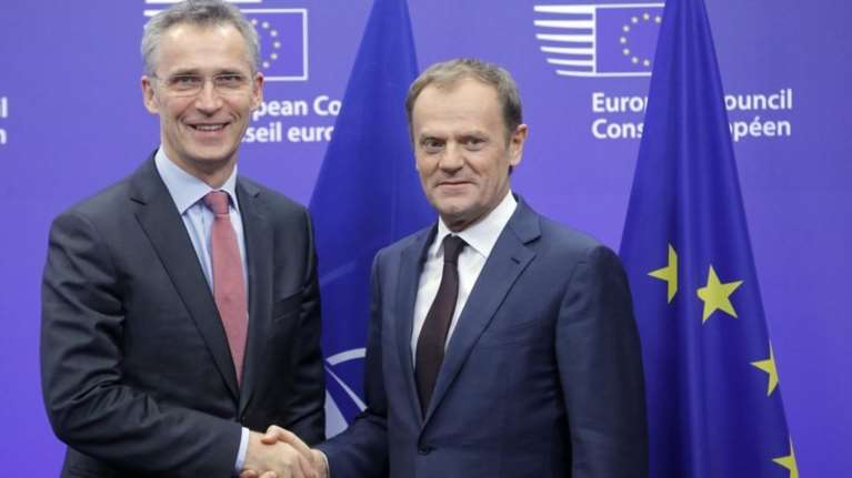 Κοινή δήλωση Τουσκ - Στολντενμπεργκ: Ιστορική η ευκαιρία για την πΓΔΜ