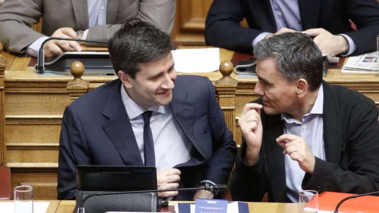 Ενημέρωση Τσακαλώτου σε βουλευτές ΣΥΡΙΖΑ για προϋπολογισμό