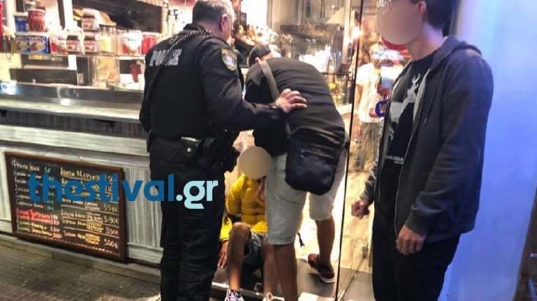 Μαχαίρωσαν Αλγερινό στο κέντρο της Θεσσαλονίκης (φωτό)