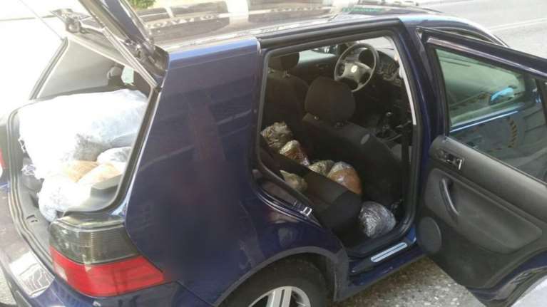 Δύο συλλήψεις από την ΕΛΑΣ για 58 κιλά ακατέργαστης κάνναβης