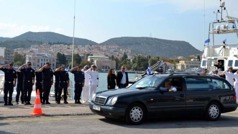 Στο σκάφος του για τελευταία φορά ο υποπλοίαρχος Παπαδόπουλος