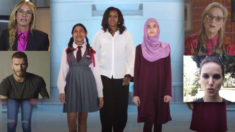 Η Μισέλ και οι διάσημοι φίλοι της στην πιο ευαίσθητη καμπάνια