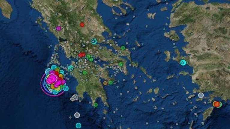 Νέα σεισμική δόνηση στη Ζάκυνθο: 5,4 Ρίχτερ με εστιακό βάθος 10χλμ