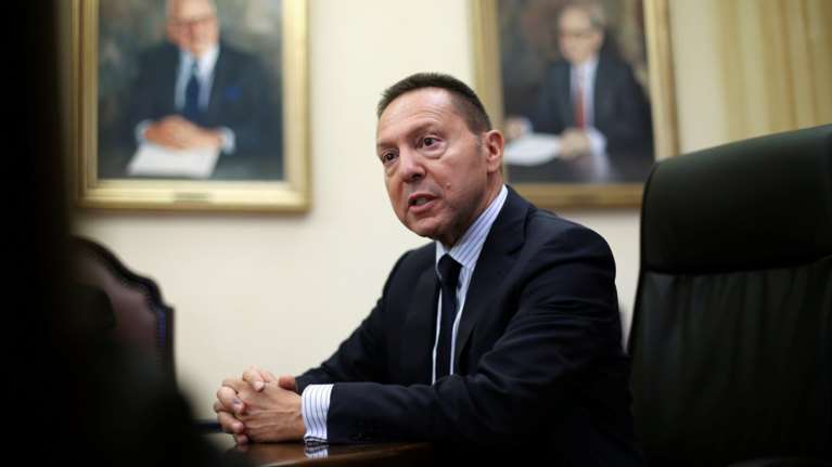Στουρνάρας: Οι ελληνικές τράπεζες διαθέτουν επαρκή κεφαλαιακά αποθέματα