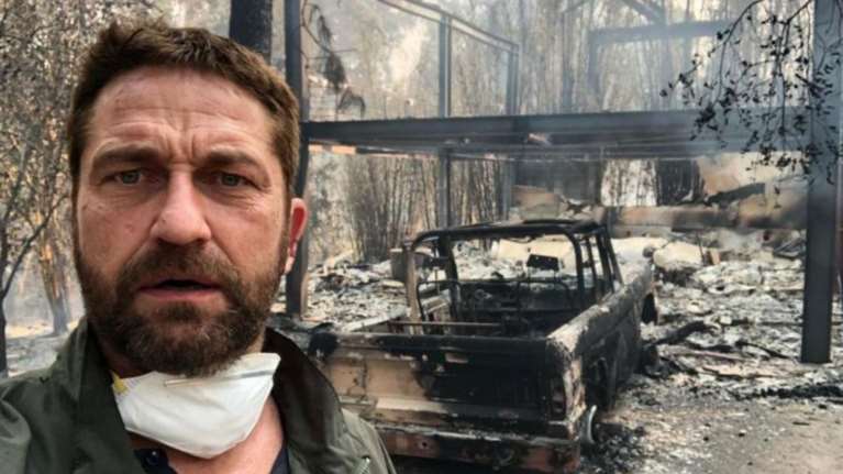 Στάχτη το σπίτι του Τζέραρντ Μπάτλερ - Οι σπαρακτικές στιγμές