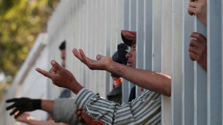 Το καραβάνι μεταναστών στην Τιχουάνα-συγκλονιστικές εικόνες