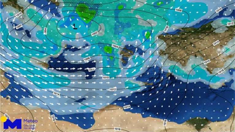 Συνεχίζονται οι βροχές σε όλη τη χώρα