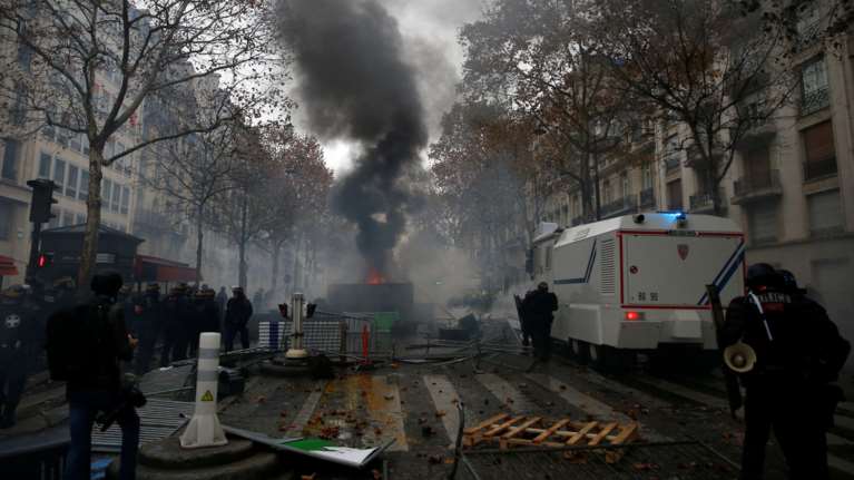 Επεισόδια στο Παρίσι: Ρεκόρ με 412 συλλήψεις και 133 τραυματίες