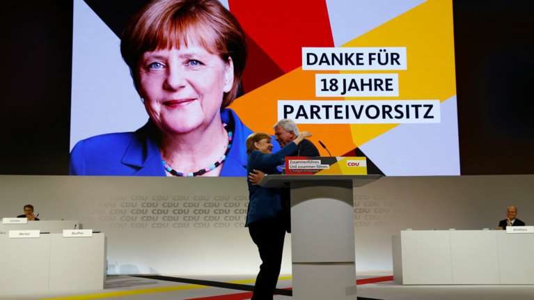 Συγκίνηση στην τελευταία ομιλία της Μέρκελ ως προέδρου του CDU