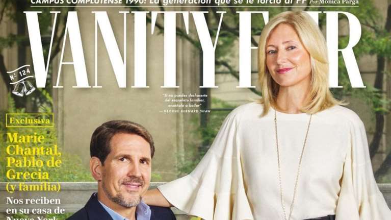 Marie Chantal, Ολυμπία και Παύλος στο εξώφυλλο του Vanity Fair