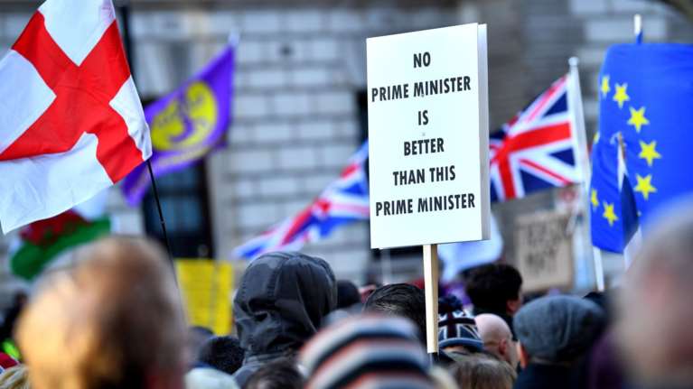 Διαδηλώσεις υπέρ και κατά του Brexit στο Λονδίνο