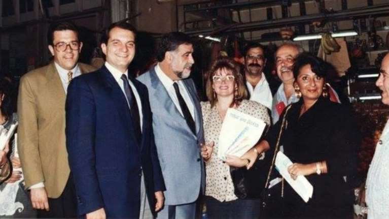 Συνάντηση Καραμανλή-Ταχιάου και η φωτογραφία από τα παλιά