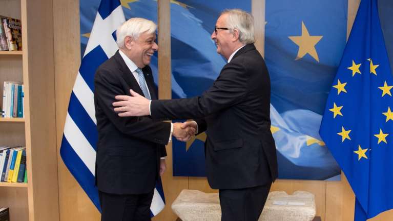 Γιούνκερ και Παυλόπουλος υπέρ της ένταξης χωρών των Δυτ. Βαλκανίων στην ΕΕ