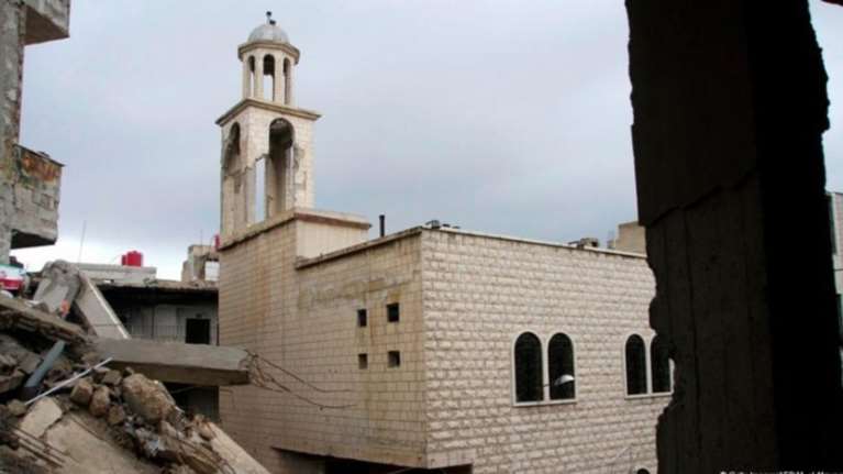 Συρία: Τα θλιβερά Χριστούγεννα στον κατεστραμμένο ναό του Αγ. Γεωργίου