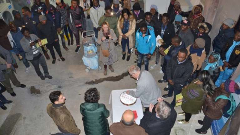 Η πρώτη βασιλόπιτα της χρονιάς στη Μόρια