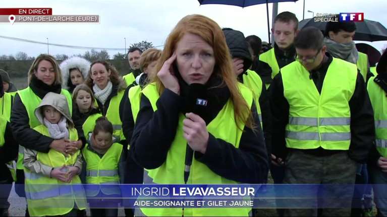 Ιγκρίντ Λεβαβασέρ: Η  «Μαριάν» των Κίτρινων Γιλέκων