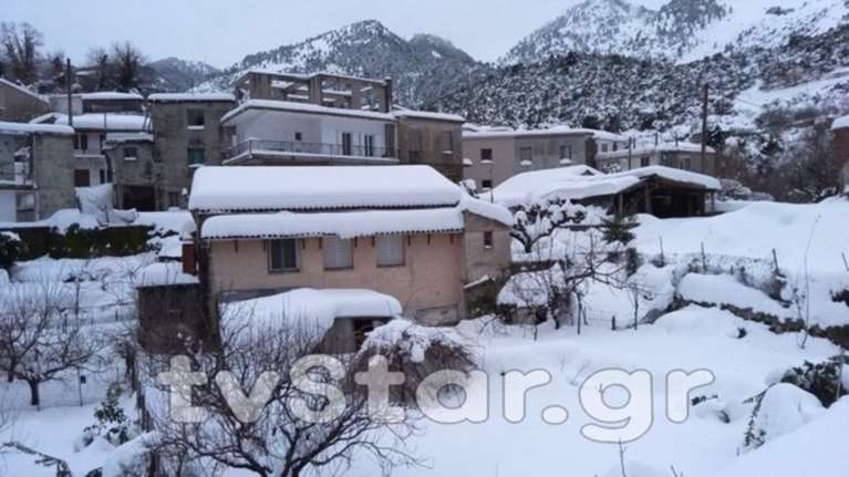 Θάνατος 72χρονου σε αποκλεισμένο από χιόνια χωριό στην Εύβοια