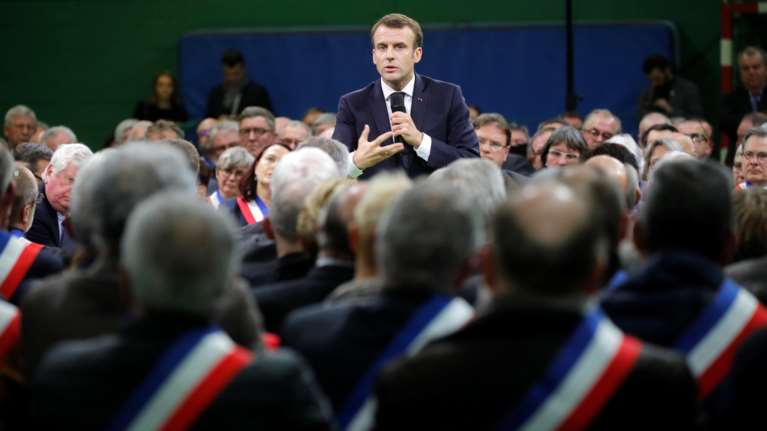 Γκάφα Μακρόν από την πρωτη μέρα της "μεγάλης διαβούλευσης"