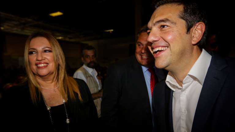 Το απρόσμενο «τετ-α-τετ» Τσίπρα-Γεννηματά