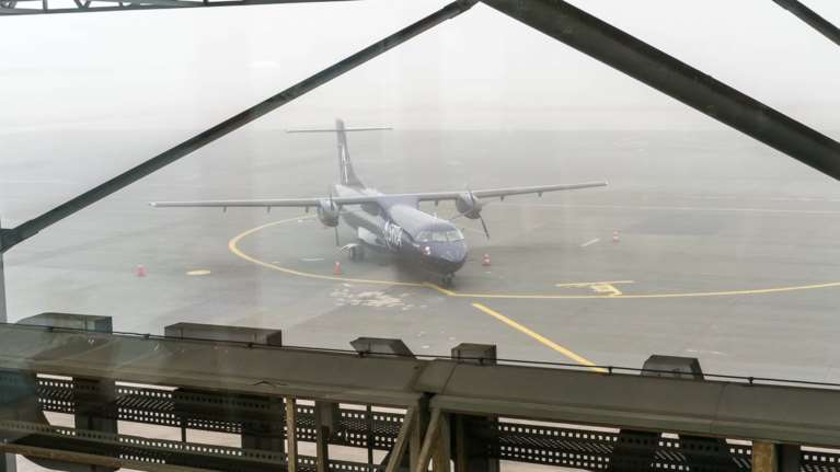 Πυκνή ομίχλη στο αεροδρόμιο «Μακεδονία»