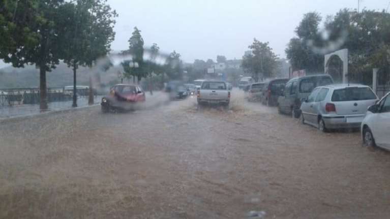 «Χιόνη»:  Σε Χανιά και Εύβοια τα μεγαλύτερα ύψη βροχής