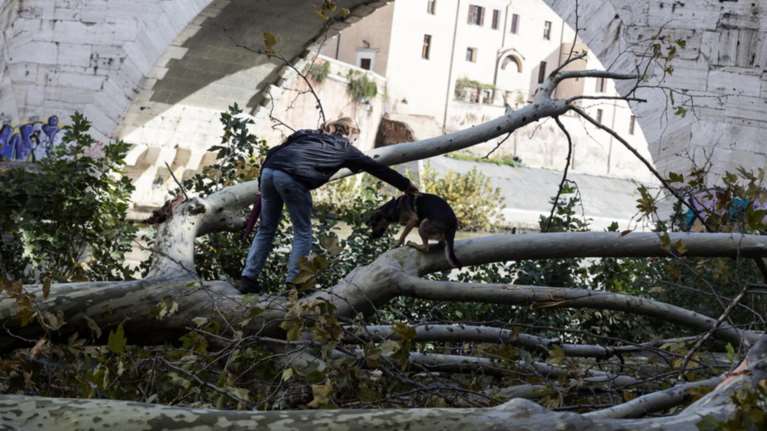 Τρεις νεκροί στην Ιταλία από τους θυελλώδεις ανέμους