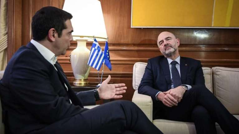 Συνάντηση Τσίπρα-Μοσκοβισί την Πέμπτη στο Μέγαρο Μαξίμου