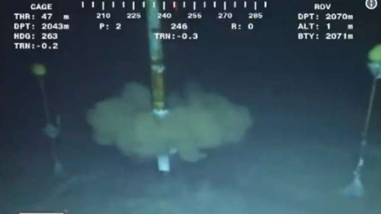 Κύπρος: Η στιγμή που το τρυπάνι της Exxon εντοπίζει το κοίτασμα-Video