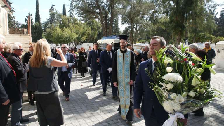 Το τελευταίο αντίο στον Φαίδωνα Γεωργίτση