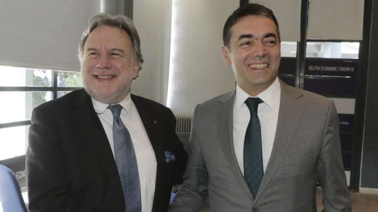 Συνάντηση Κατρούγκαλου-Ντιμιτρόφ για την εφαρμογή της Συμφωνίας των Πρεσπών