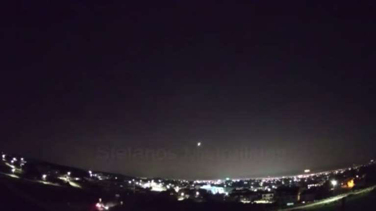 Βίντεο από εντυπωσιακό μετέωρο πάνω από τη Λευκωσία