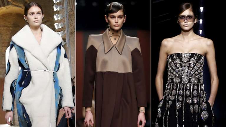 Η κόρη της Κρόφορντ σάρωσε τις πασαρέλες: οι μεταμορφώσεις της Κάια