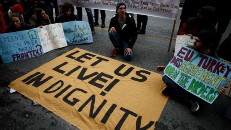 Κινητοποίηση προσφύγων ενάντια στην απόφαση για αποχώρηση από τις δομές