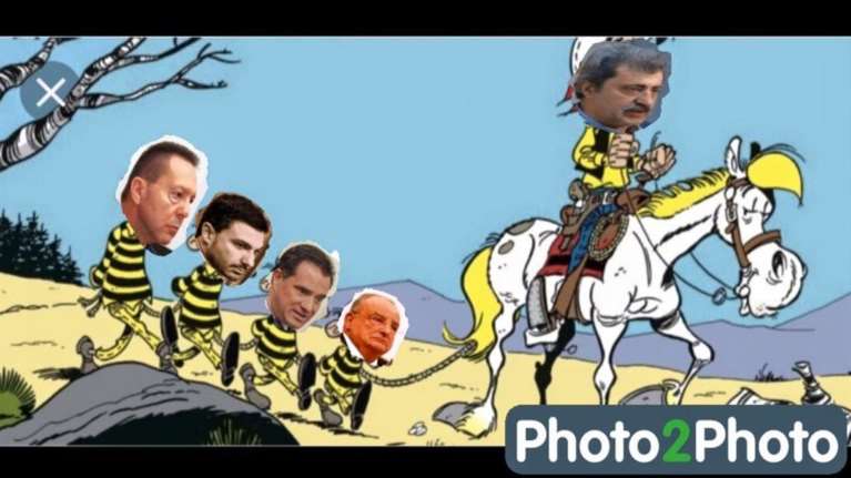 Η φωτό Πολάκη ...Λουκ με Άδωνι - Στουρνάρα ως ...Ντάλτον