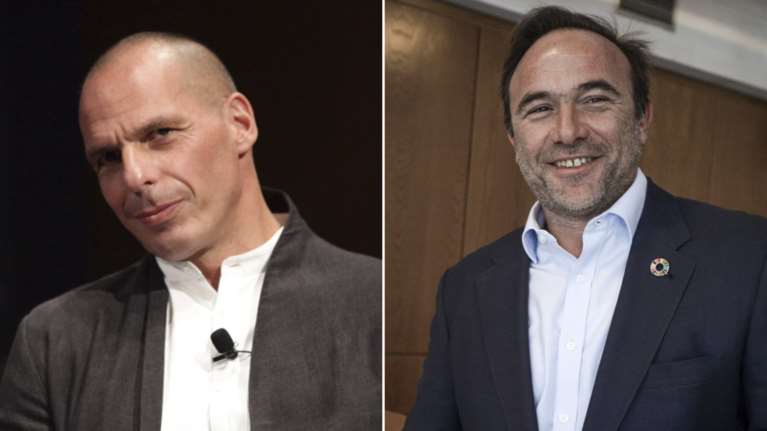 Πέτρος Κόκκαλης και Γιάνης Βαρουφάκης στο Open Mind και την Ελλη Στάη