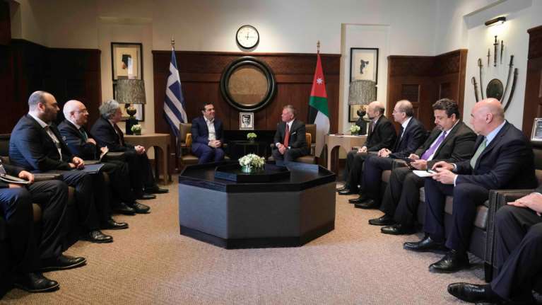 Τσίπρας: Η συνεργασία Ελλάδας, Κύπρου, Ιορδανίας ενδυναμώνει τη σταθερότητα