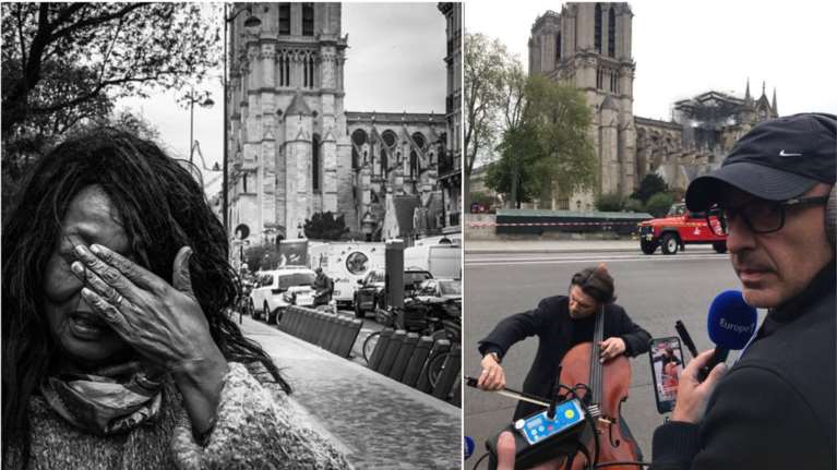 Ο Νίκος Αλιάγας live από την Notre Dame: Οι συγκινητικές στιγμές