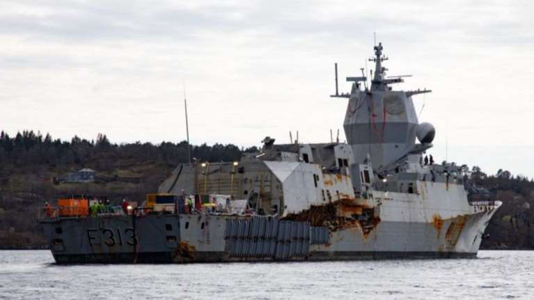 Η νορβηγική φρεγάτα που έμεινε στο βυθό για 3 μήνες (βίντεο)