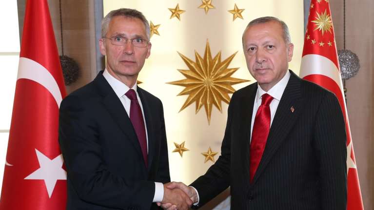 Την στήριξη του ΝΑΤΟ στην Αν. Μεσόγειο ζητεί ο Ερντογάν