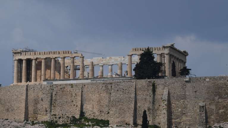 Ιστορική απόφαση: Αποκατάσταση του βόρειου τoίχου του Παρθενώνα