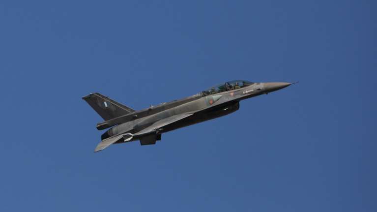 Πρώτη πτήση ελληνικού F-16 πάνω από τη Βόρεια Μακεδονία