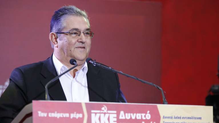 Κουτσούμπας: Ισχυρό ΚΚΕ για να γκρεμιστεί η δολοφονική Χρυσή Αυγή