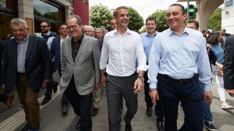 Στην Κόρινθο ο Κυριάκος Μητσοτάκης