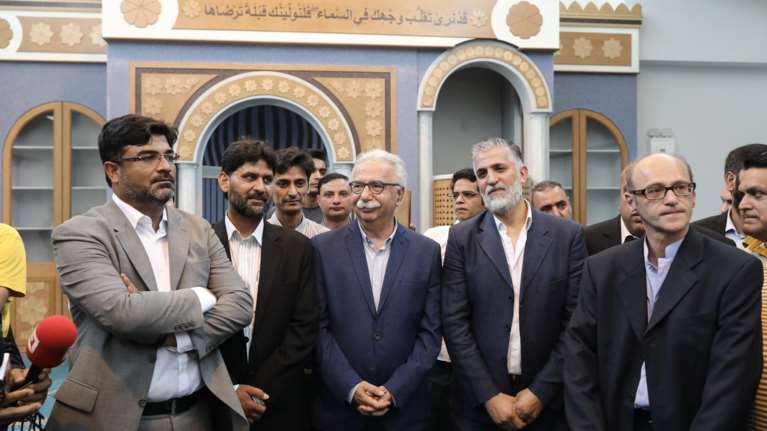 Στο ισλαμικό τέμενος στον Βοτανικό ο Γαβρόγλου