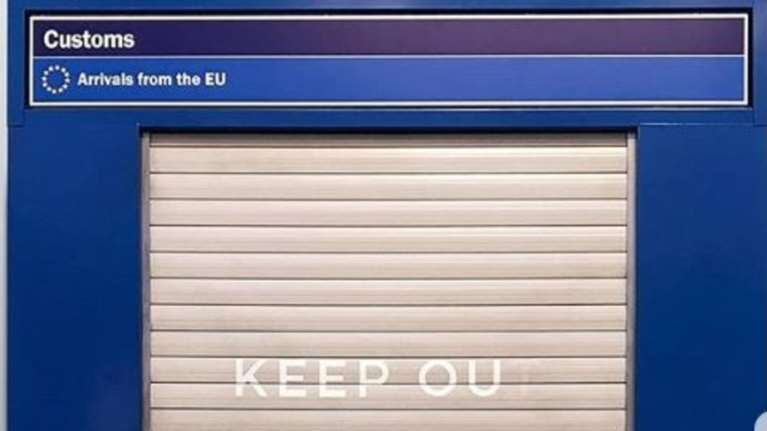 Ο Bansky σχολιάζει το Brexit στη Royal Academy of Arts