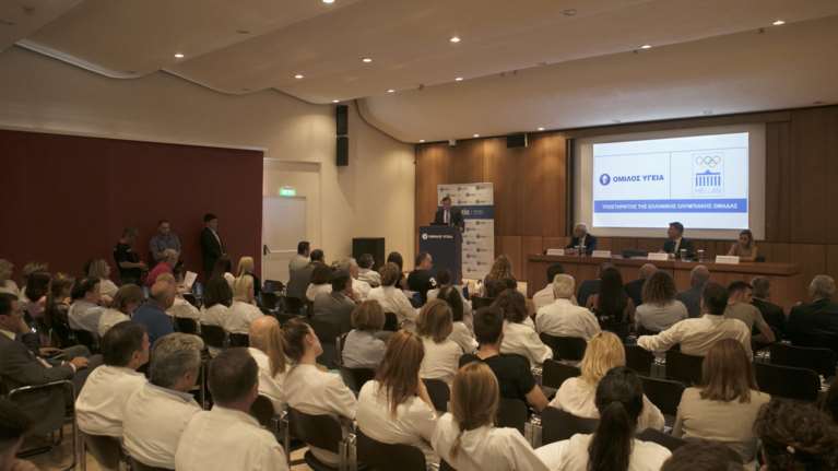 Oμιλος ΥΓΕΙΑ: Επίσημος Υποστηρικτής της Ελληνικής Ολυμπιακής Ομάδας
